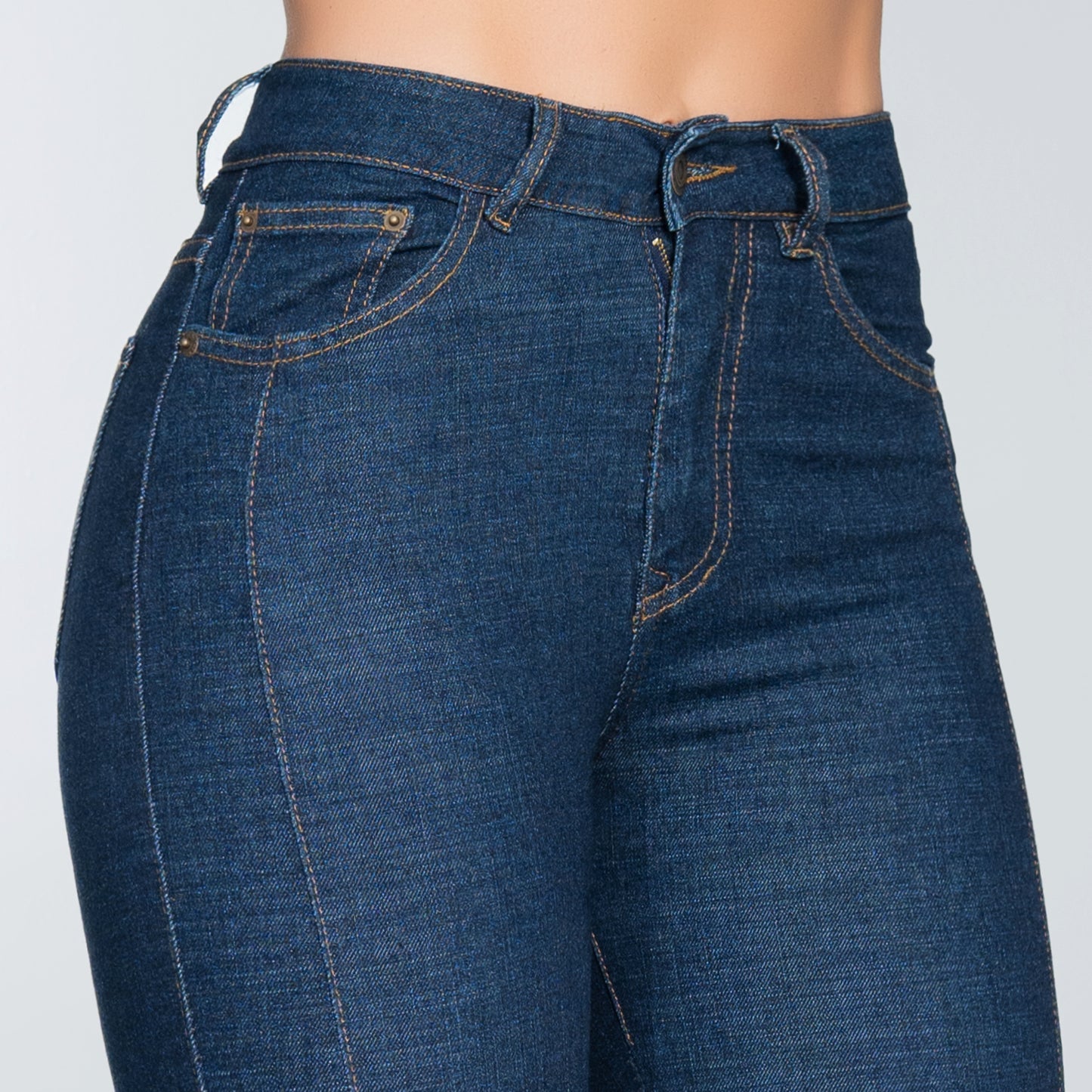 JEANS SKINNY TIRO ALTO REF 33048