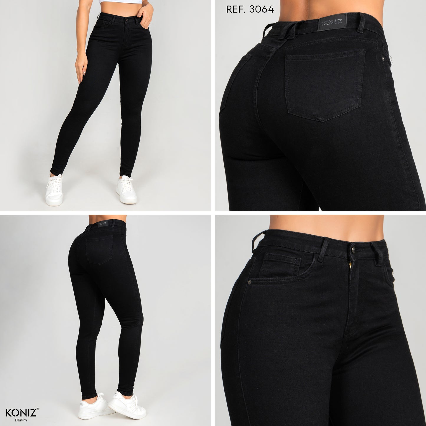 JEANS SKINNY TIRO ALTO REF 3064