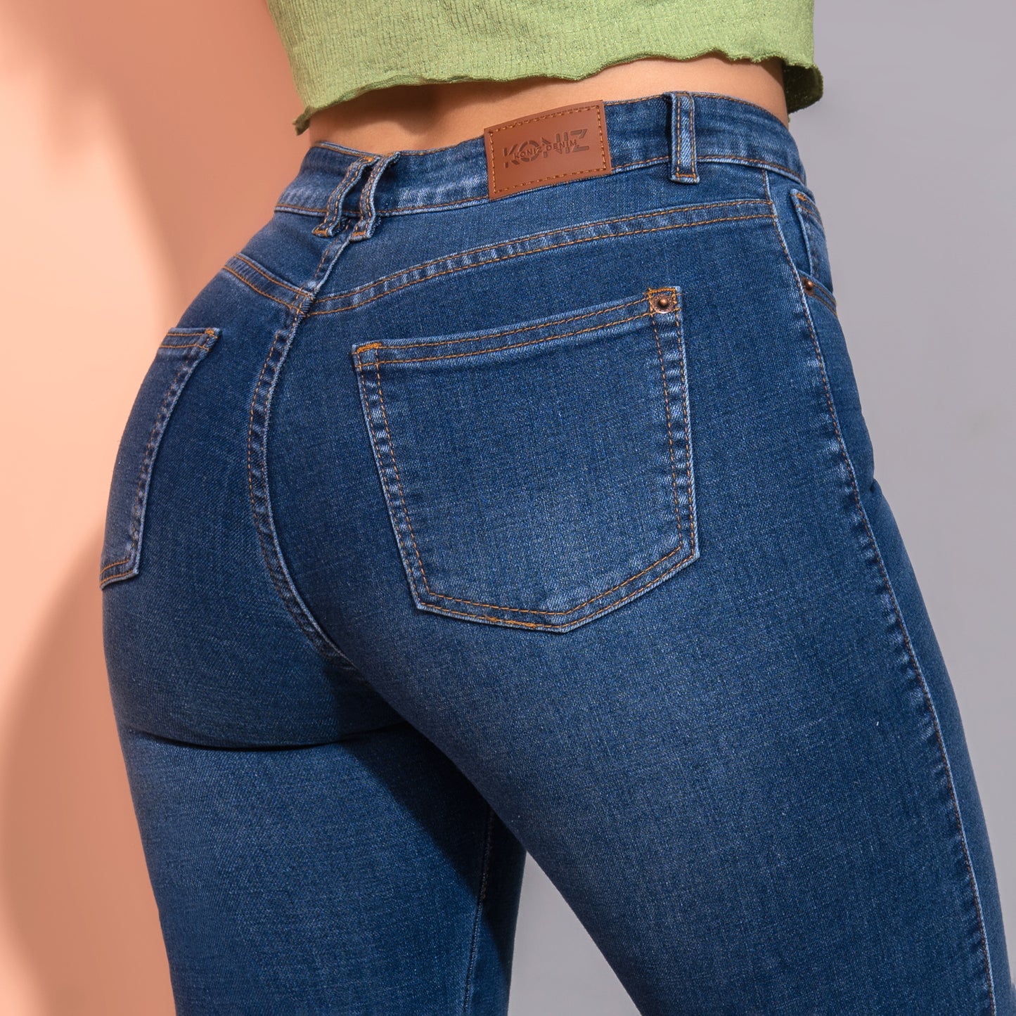 JEANS SKINNY TIRO ALTO REF 3073