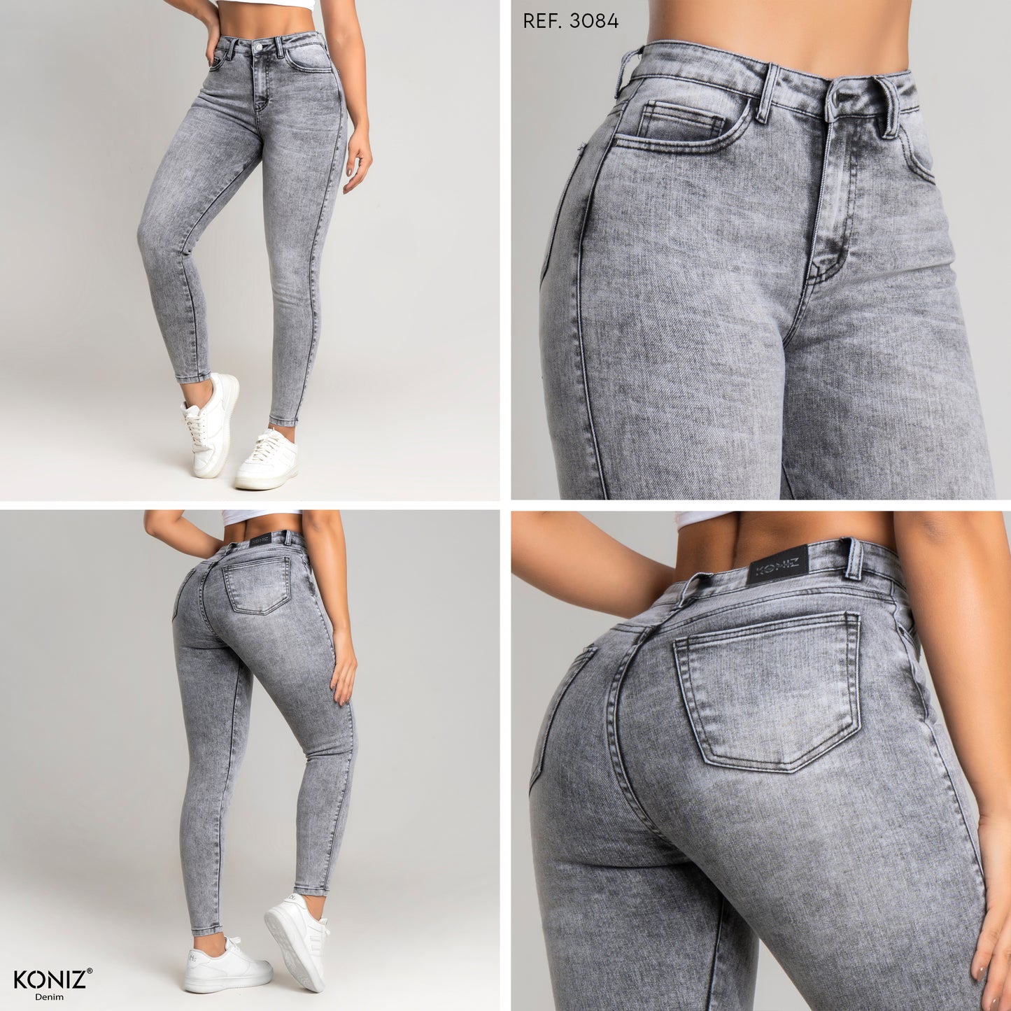 JEANS SKINNY TIRO ALTO REF 3084