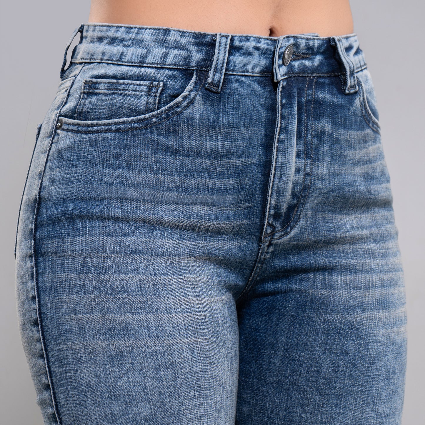 JEANS SKINNY TIRO ALTO REF 3089