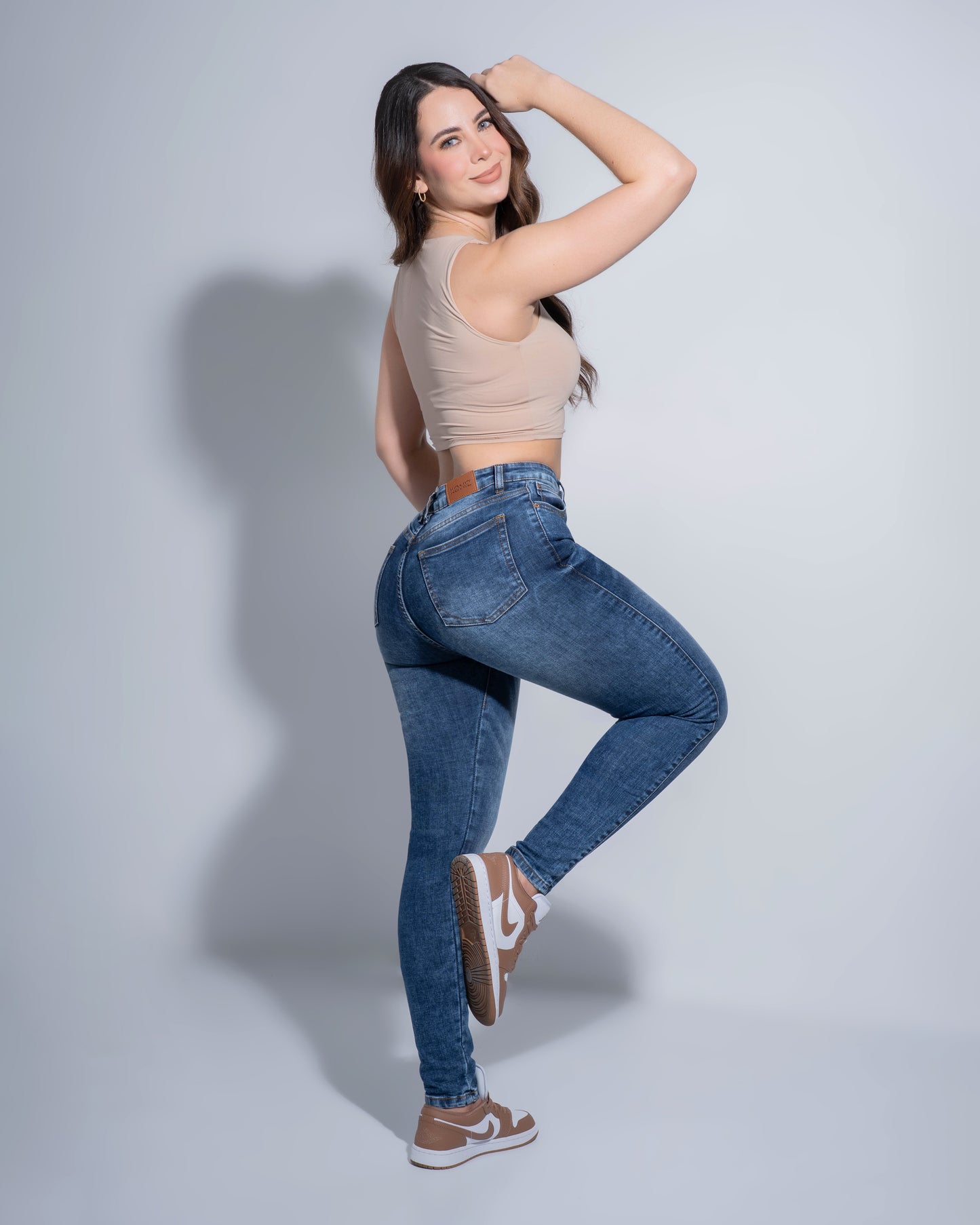 JEANS SKINNY TIRO ALTO REF 3087