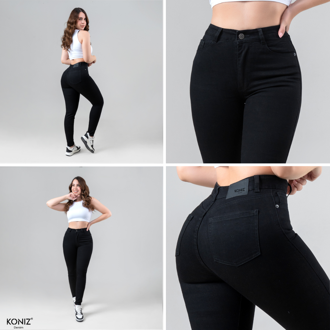 JEANS SKINNY TIRO ALTO REF 3065