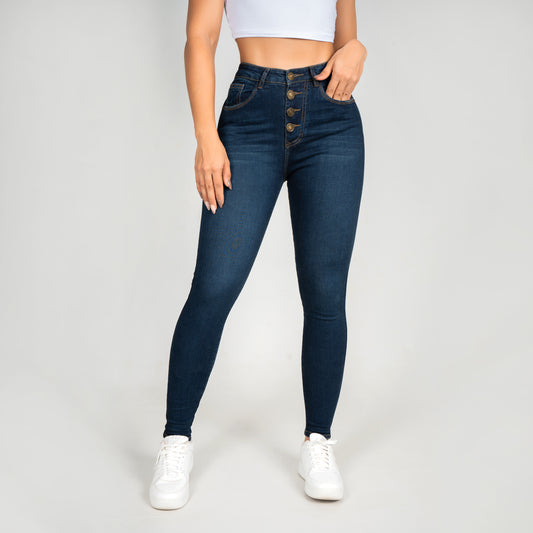 JEANS SKINNY TIRO ALTO REF 3062