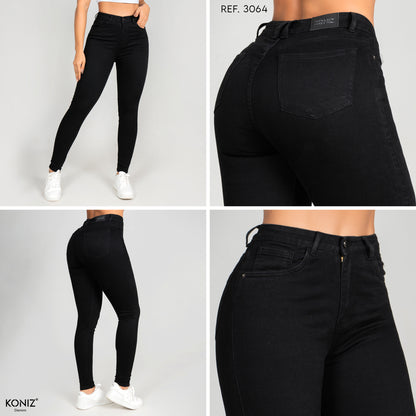 JEANS SKINNY TIRO ALTO REF 3064