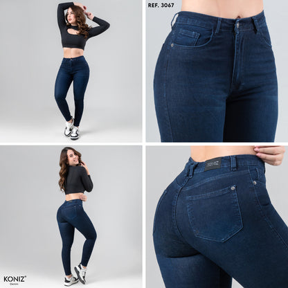 JEANS SKINNY TIRO ALTO REF 3067
