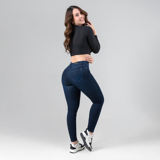 JEANS SKINNY TIRO ALTO REF 3067