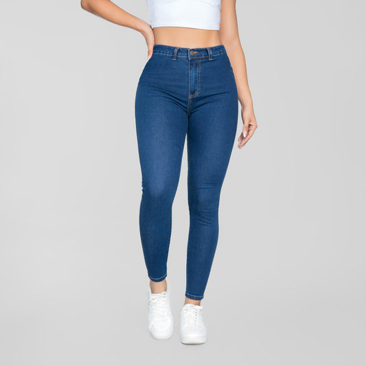 JEANS SKINNY TIRO ALTO REF 3068