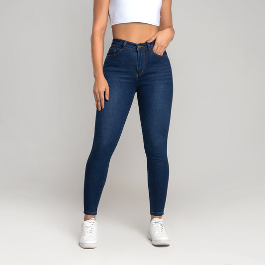 JEANS SKINNY TIRO ALTO REF 3082