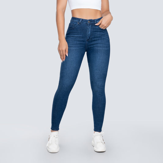 JEANS SKINNY TIRO ALTO REF 3075