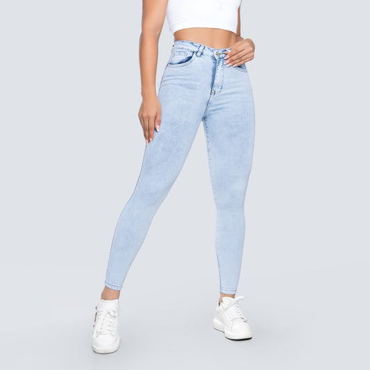 JEANS SKINNY TIRO ALTO REF 3071