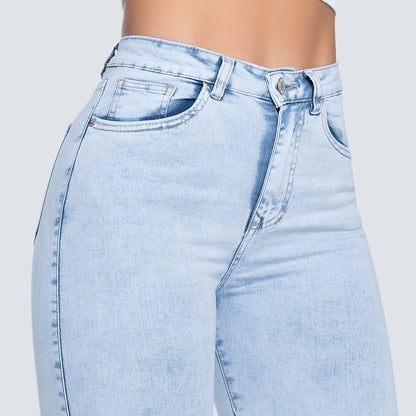 JEANS SKINNY TIRO ALTO REF 3071
