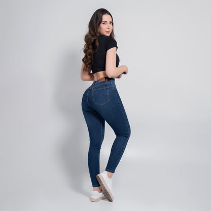 JEANS SKINNY TIRO ALTO REF 3097