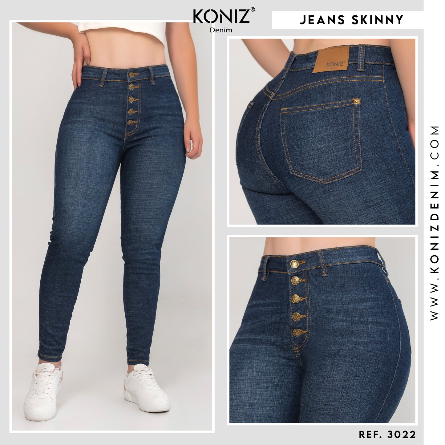 JEANS SKINNY REF: 3022